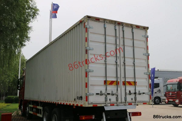 Foton AumanEST Basic 490hp 8X4(12 wheels) 9.58m Box Cargo Truck (China VI)(Full Disc Brakes) Body (2) | 86Trucks