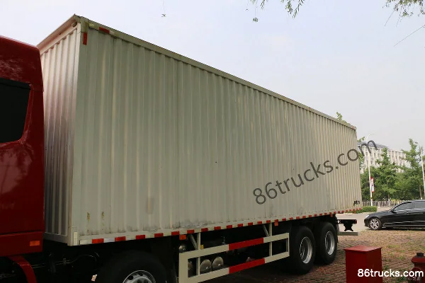 Foton AumanEST Basic 490hp 8X4(12 wheels) 9.58m Box Cargo Truck (China VI)(Full Disc Brakes) Body (1) | 86Trucks