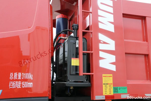 Foton Auman GTL 9 Series Heavy Truck 375 hp 8X4(12 wheels) 8m dump truck chassis Body (3) | 86Trucks