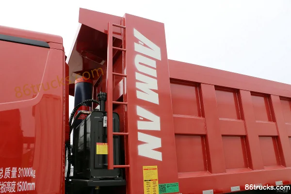 Foton Auman GTL 9 Series Heavy Truck 375 hp 8X4(12 wheels) 8m dump truck chassis Body (2) | 86Trucks