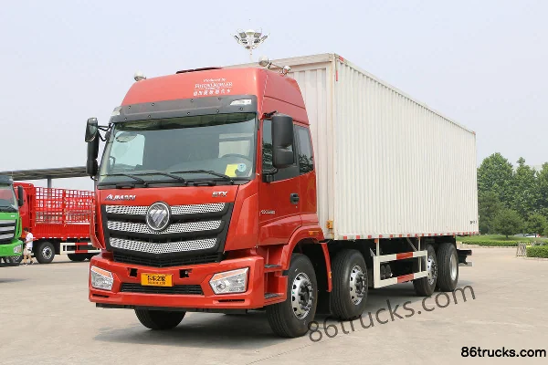 Foton Auman New ETX 6 Series Heavy Truck 280 hp 8X2(10 wheels) 9.53m Grating Cargo Truck Exterior (3) | 86Trucks