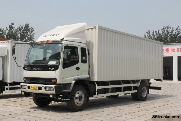 Qingling FVR heavy truck 240hp 4X2(6 wheels) 7.6m van cargo truck Exterior (3) | 86Trucks
