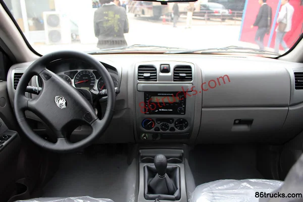 Jinbei Dalishen K5 2019 Elite 2.2L Gasoline 112hp 4WD Double Row Pickup (Beijing V) Chassis (1) | 86Trucks