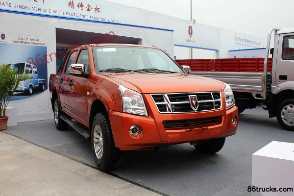 Jinbei Dalishen K5 2019 Elite 2.2L Gasoline 112hp 4WD Double Row Pickup (Beijing V) Exterior (2) | 86Trucks