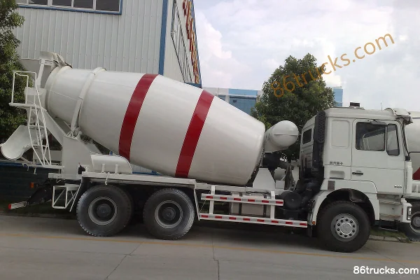 SHACMAN Delong F2000 340 hp 6X4(10 wheels) Concrete Mixer Truck Exterior (2) | 86Trucks