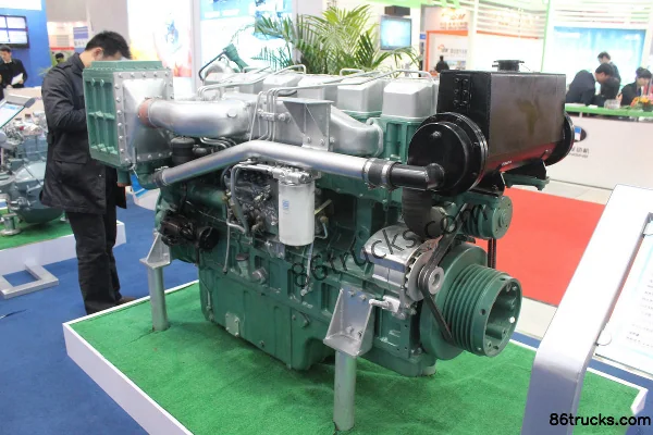 Yuchai YC6T375C 375 hp 16.35L China III Diesel Engine Exterior (3) | 86Trucks