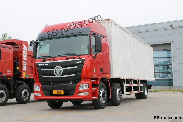 Foton Auman GTL 6 série camion lourd 300 ch 6X2(8 roues) camion porteur plateau 8,6 m Extérieur (3) | 86Trucks