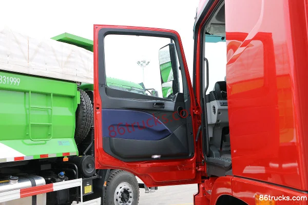 Foton Auman GTL 6 série camion lourd 300 ch 6X2(8 roues) camion porteur plateau 8,6 m Cabine (1) | 86Trucks