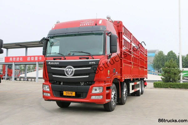 Foton AumanGTL 6 Series Heavy Truck 360 hp 8X4(12 wheels) 9.45m Stake Cargo Truck Exterior (3) | 86Trucks