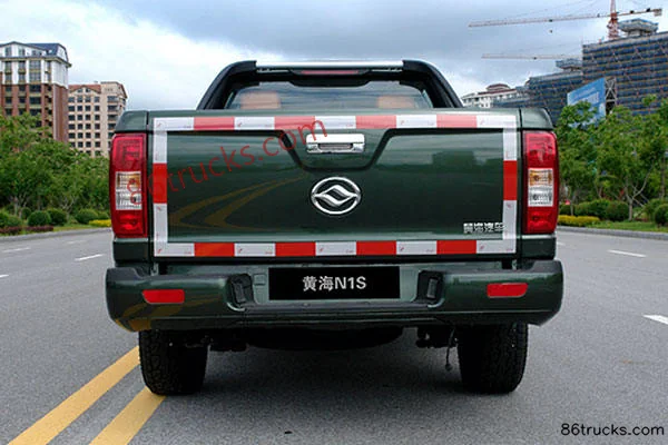 Huanghai N1S 2019 Supreme Edition 2.4L Gasoline 142hp 4WD Double Row Pickup Exterior (3) | 86Trucks