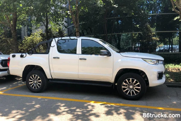 Foton 2019 model 2.0T diesel 163 hp 4x2(6 wheels) new double-row pickup truck Exterior (3) | 86Trucks