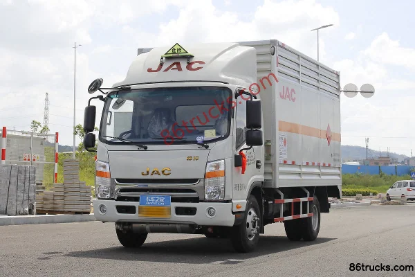 JAC Shuailing Q6 130ch 4X2(6 roues) 4.08m single-row gas cylinder transport truck Extérieur (2) | 86Trucks