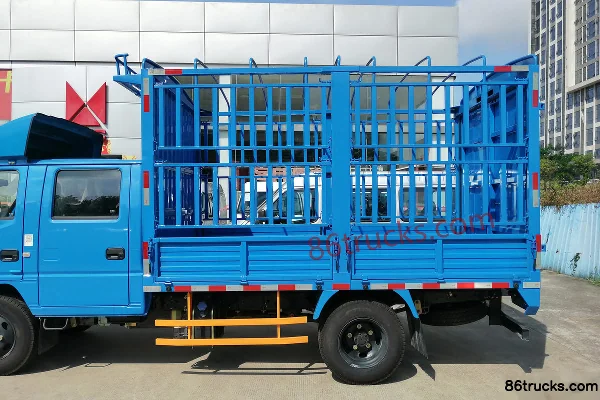 JMC Shunda cabine étroite 116 ch 4X2(6 roues) camion léger à ridelles cabine double 3,29 m Carrosserie (1) | 86Trucks