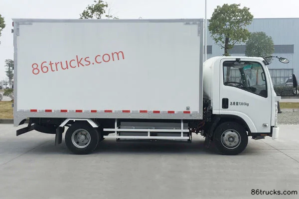 Qingling Isuzu KV600 7.3T 4.17m Single Row Pure Electric Van Light Truck 96.77kWh 4X2(6 wheels) Exterior (2) | 86Trucks
