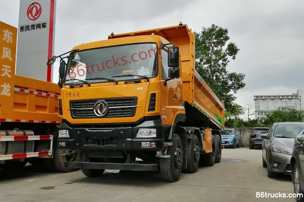 Dongfeng Commercial Vehicle Tianlong KC Heavy Truck 340 hp 8X4(12 wheels) 5.8m Dump Truck (Hande Axle) Exterior (3) | 86Trucks