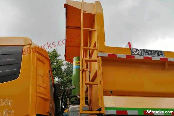 Dongfeng Commercial Vehicle Tianlong KC Heavy Truck 340 hp 8X4(12 wheels) 5.8m Dump Truck (Hande Axle) Body (3) | 86Trucks