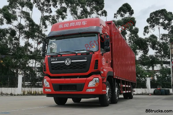 Dongfeng Commercial Vehicle Tianlong VL Heavy Truck 260hp 6X2(8 wheels) 9.6m Box Cargo Truck Exterior (3) | 86Trucks