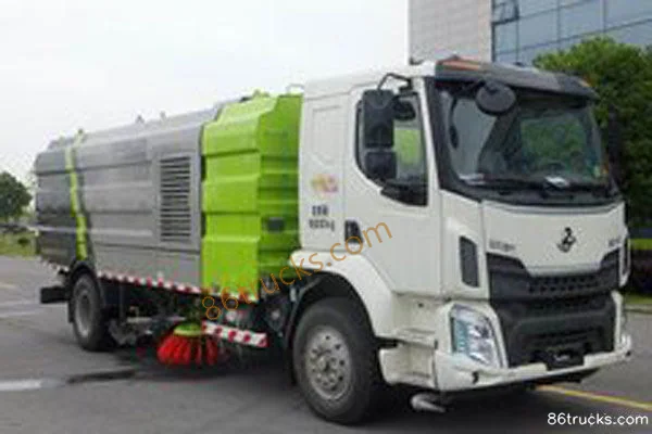 Dongfeng Liuqi New Chenglong M3 200 hp 4X2(6 wheels) Washing and Sweeping Truck (Zoomlion Brand) Exterior