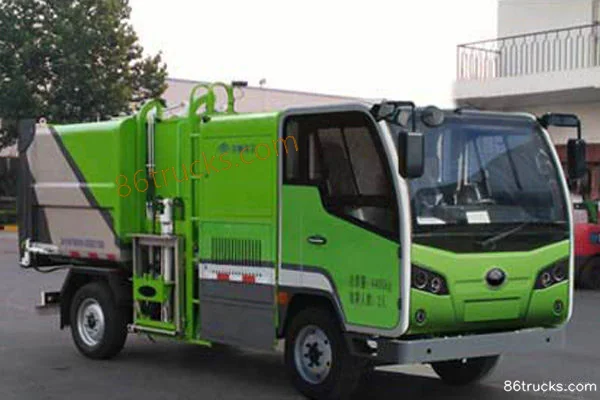 Zhengzhou Yutong 4.5T Single Row Pure Electric Self-Loading Garbage Truck 58.53kWh 4X2(6 wheels) Exterior (2) | 86Trucks