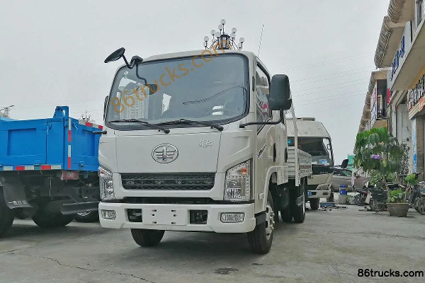 FAW Hongta FAW Jiefang Gongshi 110 ch 4X2(6 roues) Camion léger à plateau latéral 2,67 m cabine double (freins hydrauliques) Extérieur (3)