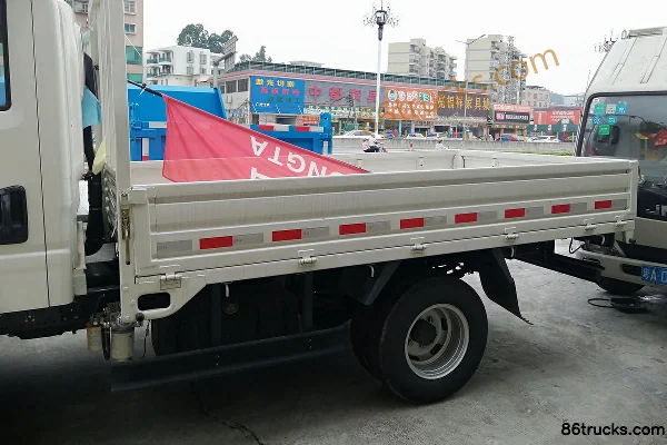 FAW Hongta FAW Jiefang Gongshi 110 ch 4X2(6 roues) Camion léger à plateau latéral 2,67 m cabine double (freins hydrauliques) Carrosserie (1)
