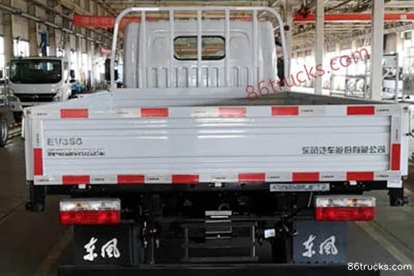 Dongfeng Electric EV350 4.5T 4.13m Single Row Electric Flatbed Light Truck 86.02kWh 4X2(6 wheels) Exterior (2) | 86Trucks
