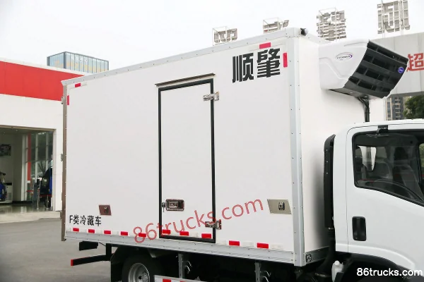 Isuzu KV600 130hp 4X2(6 wheels) 4.03m Refrigerated Truck (Shunzhao) Body (3) | 86Trucks