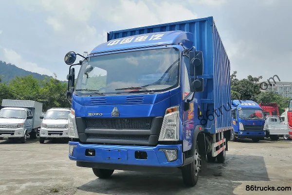 Sinotruk HOWO Tushuai 148 ch 4X2(6 roues) camion léger fourgon 4,15 m cabine simple Extérieur (2) | 86Trucks
