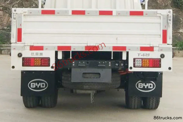 BYD T4B 3.46T 3.14m Single Row Pure Electric Flatbed Micro Truck 40.15kWh 4X2(6 wheels) Exterior (2) | 86Trucks