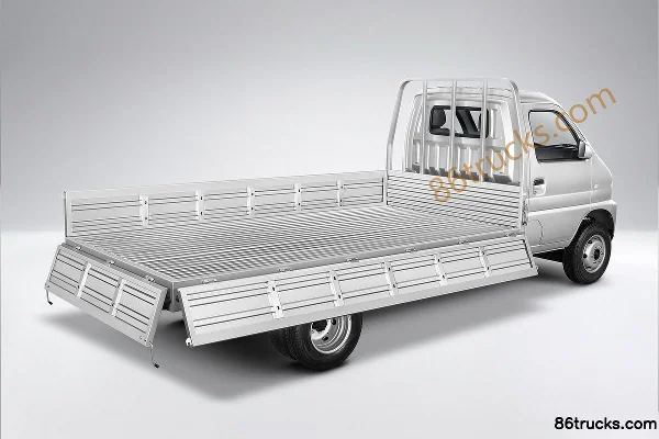 Karry Youjin T70L 2019 Xingfu Edition 1.5L 116 hp 4X2(6 wheels) Gasoline 3.4m Single Row Flatbed Mini Truck Cab (1) | 86Trucks