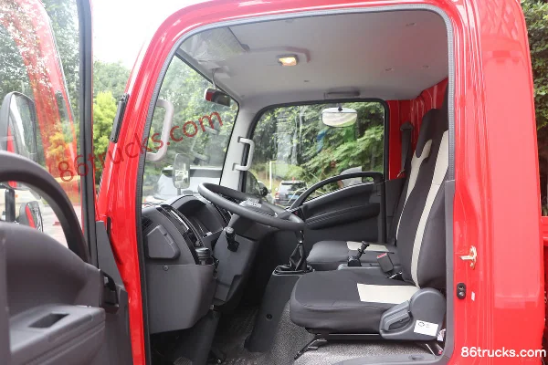 FAW Jiefang HuVR 88hp 4X2(6 wheels) 3.7m single-row flatbed light truck (WLY) Cab (1) | 86Trucks