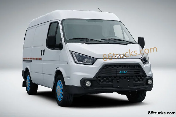 JMC Teshun EV Commercial Type 4.94m Pure Electric Short Wheelbase Van (Mid Roof) 58.1kWh Exterior (2) | 86Trucks