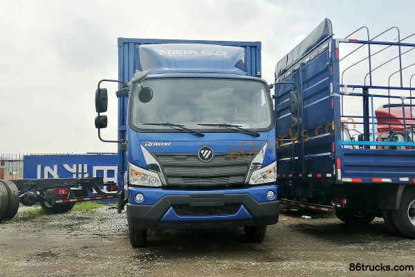 Foton Ruowo ES3 160 hp 4X2(6 wheels) 3.8m Crew Cab Van Light Truck Exterior (2) | 86Trucks