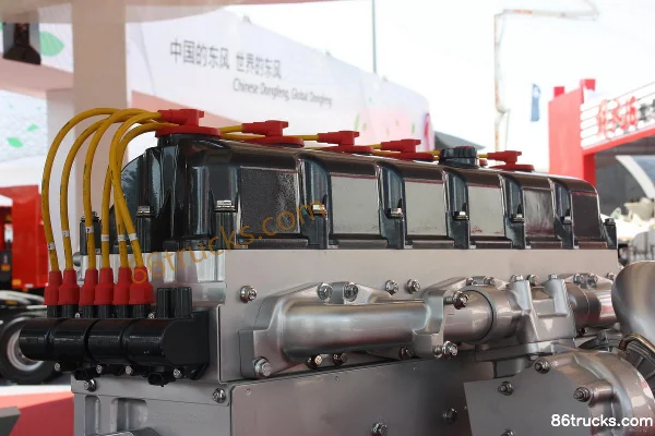 Dongfeng EQRN385-40 385 ch 11L China IV moteur au gaz naturel Extérieur (3) | 86Trucks