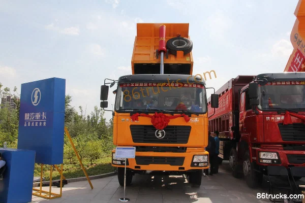 SHACMAN Delong F2000 Heavy Truck 350 hp 6X4(10 wheels) 5.6m LNG Dump Truck Exterior (2) | 86Trucks