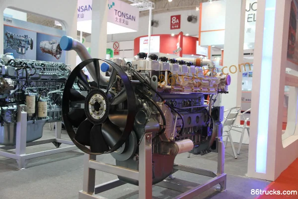 Sinotruk WD615.95 336 hp 10L China III Diesel Engine Exterior (2) | 86Trucks