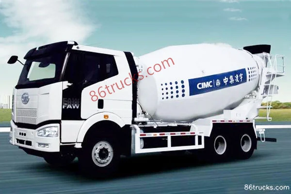 CIMC CIMC FAW Jiefang Qingdao chassis concrete mixer truck