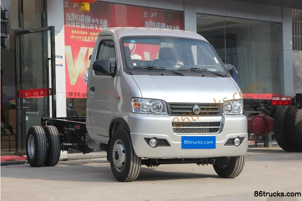 Dongfeng T3 1.8L gasoline 133 hp 4X2(6 wheels) Mengwo 5-speed hydraulic brake 3.7m single-row van micro truck Exterior