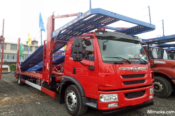 FAW Jiefang Qingdao Long V 220hp 4X2(6 wheels) Car Transporter Exterior