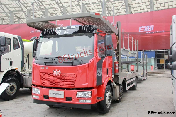 FAW Jiefang J6L Heavy Truck 320 hp 6X2(8 wheels) Center Axle Car Carrier (Hengxin Zhiyuan Brand) Exterior (3) | 86Trucks