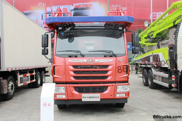 FAW Jiefang Qingdao HanV 320 hp 6X2(8 wheels) Center-axle Vehicle Transporter (Dachai) Exterior (2) | 86Trucks