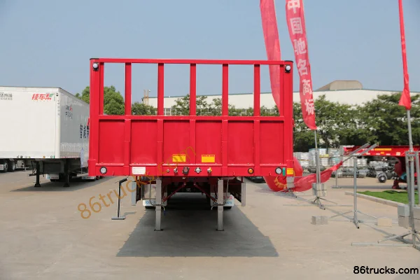 CIMC Huajun semi-remorque à ridelles 13,6 m Extérieur (2) | 86Trucks
