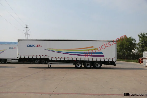 CIMC Huajun 13.75m Side Curtain Van Semi-trailer Exterior (2) | 86Trucks