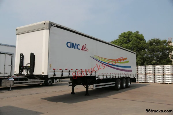 CIMC Huajun 13.75m Side Curtain Van Semi-trailer Exterior