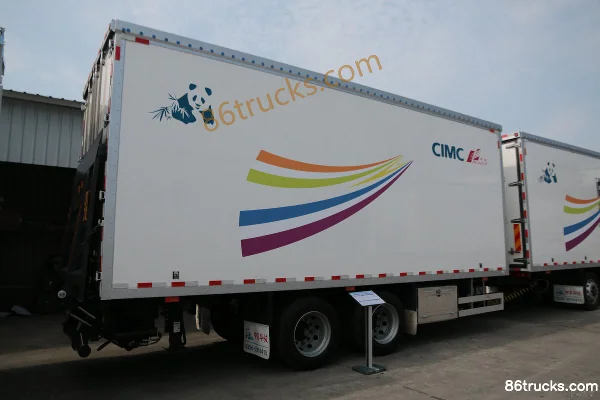 CIMC Huajun 9.658 m remorque fourgon à essieu central Extérieur (3) | 86Trucks