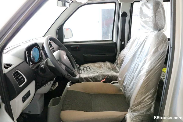 Karry Youjin 2019 Confort 1.3L 82 ch 4X2(6 roues) essence 2,5 m micro camion plateau double cabine (3) | 86Trucks