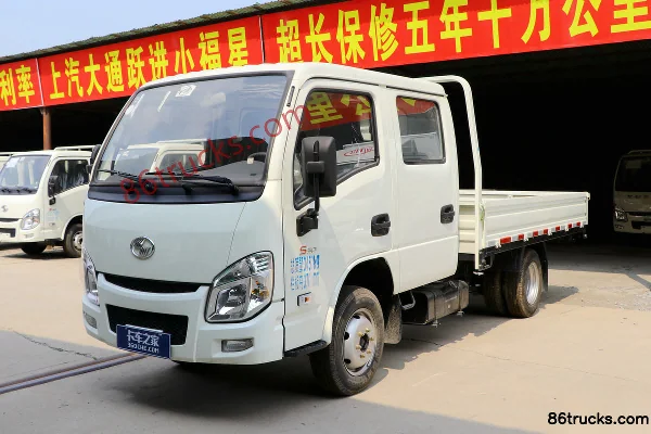 Yuejin Fuxing S100Q 1.6L 123hp 4X2(6 wheels) Gasoline 2.65m Double Row Stake Truck Exterior (3) | 86Trucks