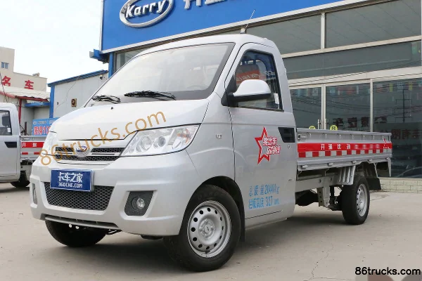 Karry Youjin 2019 Standard 1.5L 116hp 4X2(6 wheels) Gasoline 3m Single Row Flatbed Mini Truck Exterior (3) | 86Trucks