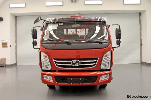 Yuejin Shangjun X500-33 2019 143hp 4X2(6 wheels) 4.2m Single Row Flatbed Light Truck Exterior (2) | 86Trucks