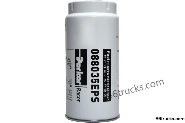 Parker Primary Filter Weichai and MAN PL420 Universal 088035EPS 10 Micron Diesel Spin-on Primary Filter Exterior